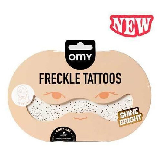 Tatuaje Temporal Pecas Freckles Shine Bright OMY