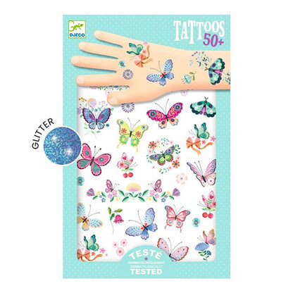 Tatuajes Mariposas De Ensueño Djeco
