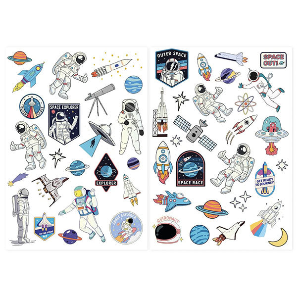 50 Tatuajes Temporales Cosmos