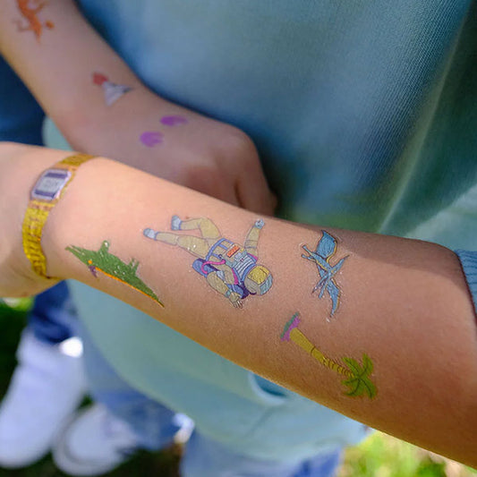 50 Tatuajes Temporales Cosmos