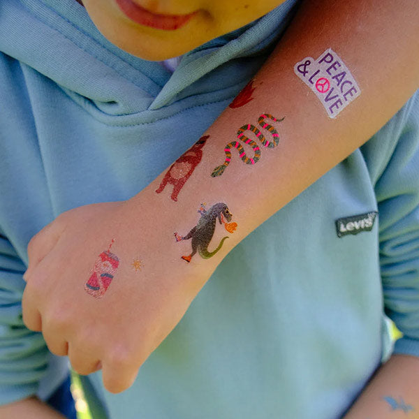 30 Tatuajes Temporales Dino Crush