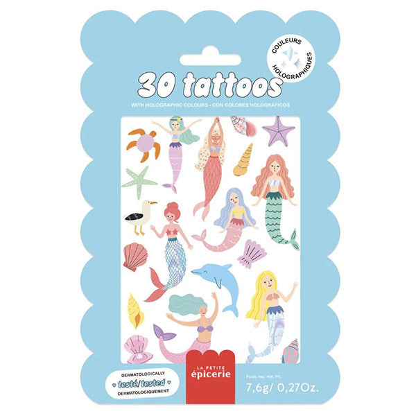 30 Tatuajes Temporales Sirenas