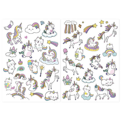 40 Tatuajes Temporales Unicornios