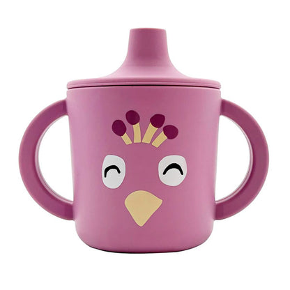Taza Trixie Pavo Real Silicona Asas