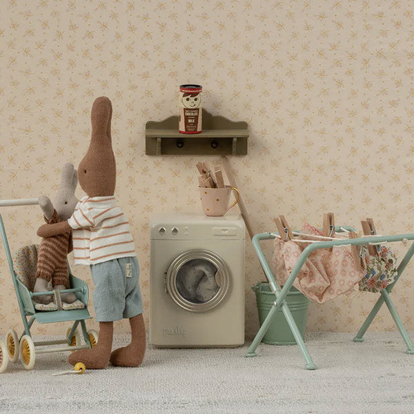 Tendedero En Miniatura Con Pinzas Maileg