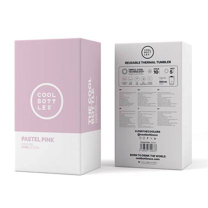 The Tumbler Pastel Pink 550ml Cool Bottles