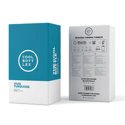 The Tumbler Vivid Turquoise 550ml Cool Bottles