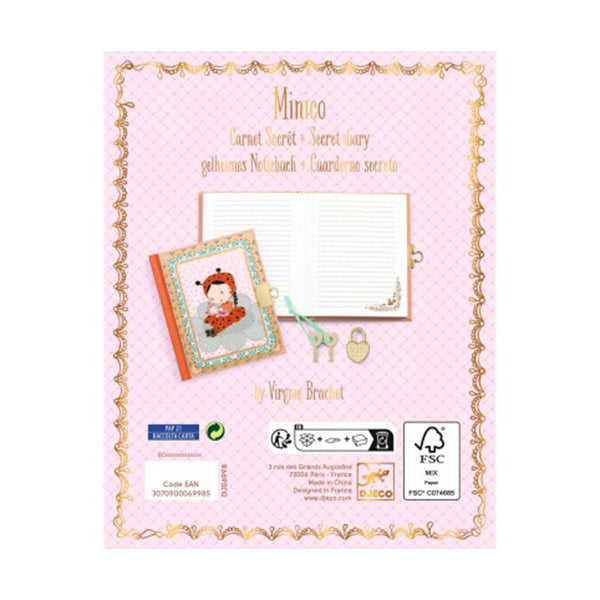Tinyly Cuaderno Secreto Minico Djeco