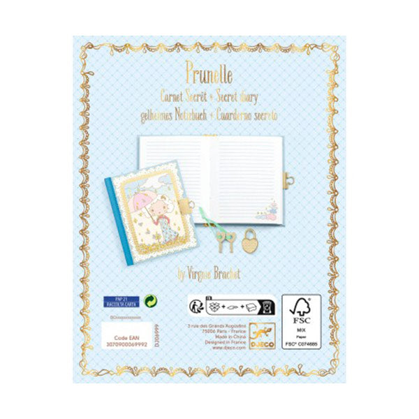 Tinyly Cuaderno Secreto Prunelle Djeco