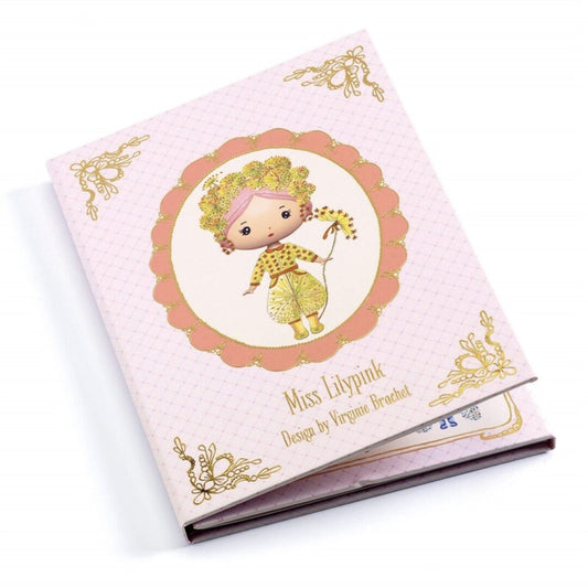 Tinyly Miss Lilypink Pegatinas Reutilizables Djeco