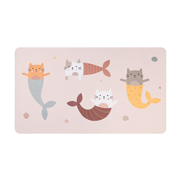 Toalla Playa Antiarena Secado Rápido Gatos Sirena Monneka