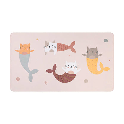 Toalla Playa Antiarena Secado Rápido Gatos Sirena Monneka