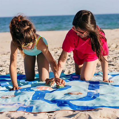 Toalla Playa Juego Carreteras XL 180x180cm
