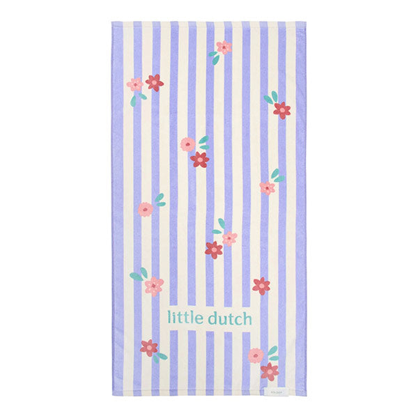Toalla Playa Purple Stripe Little Dutch