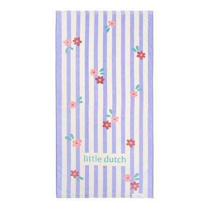 Toalla Playa Purple Stripe Little Dutch