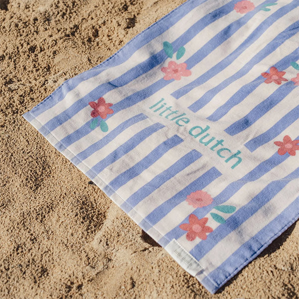 Toalla Playa Purple Stripe Little Dutch