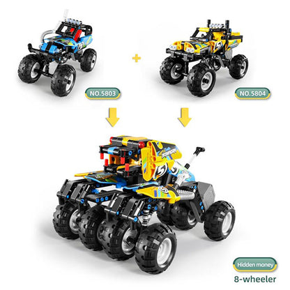 Todoterreno 4x4 amarillo 199 piezas IMMaster Combinable con 605803