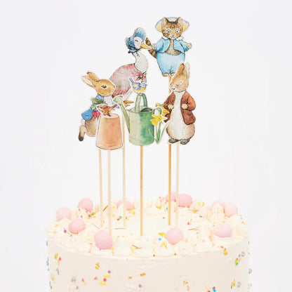 Toppers Decora Pasteles Peter Rabbit Meri Meri 6 uds