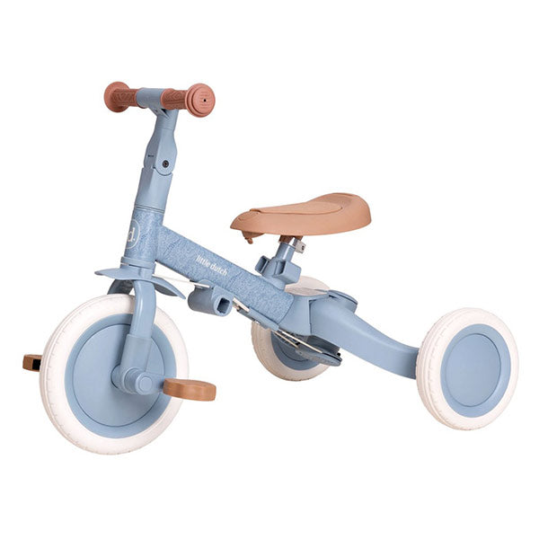 Triciclo Infantil con Barra Little Dutch Safari Dreams Azul