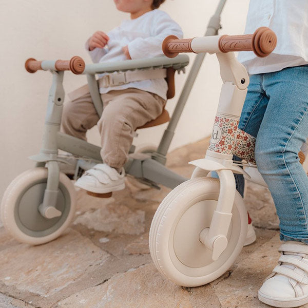 Triciclo Infantil con Barra Little Dutch Verde