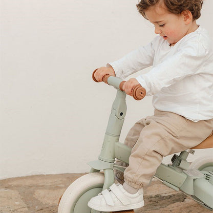 Triciclo Infantil con Barra Little Dutch Verde
