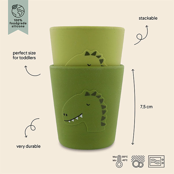 Vasos Silicona Trixie Dino