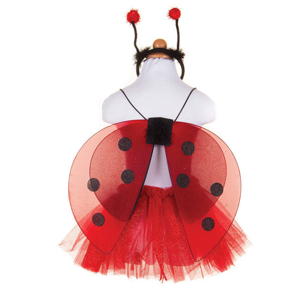 Tutú Mariquita Con Alas Y Diadema Talla 4-6 Años Great Pretenders