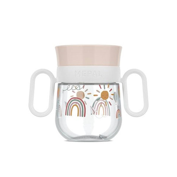 Vaso Antiderrame Little Dutch 360º 200ml Arcoíris