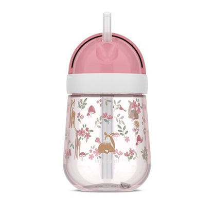 Vaso Con Pajita Mio 300 Ml Fairy Garden Little Dutch