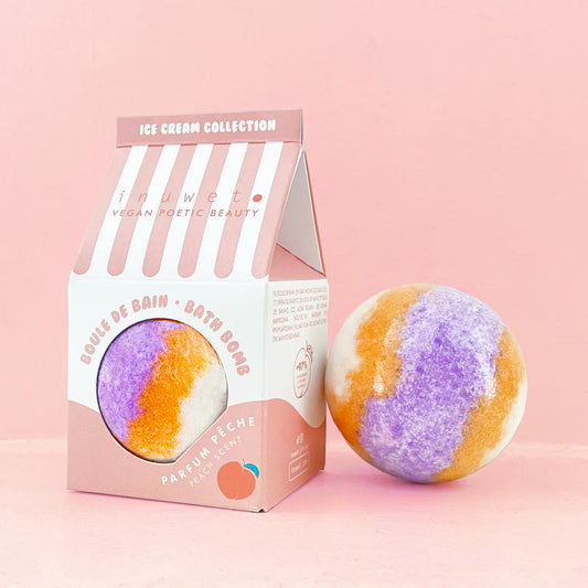 Bomba Baño Aroma Melocotón Inuwet Colección Helado