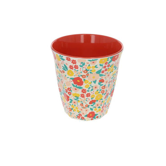 Vaso Infantil Grande Melamina Florecillas