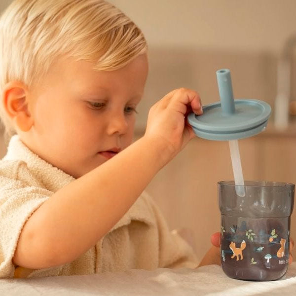 Vaso Infantil Pajita 250ml Little Dutch Forest Friends