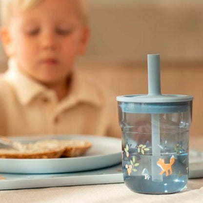 Vaso Infantil Pajita 250ml Little Dutch Forest Friends