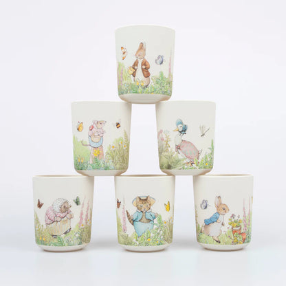 Vasos Meri Meri Peter Rabbit Melamina Reutilizables 6 uds