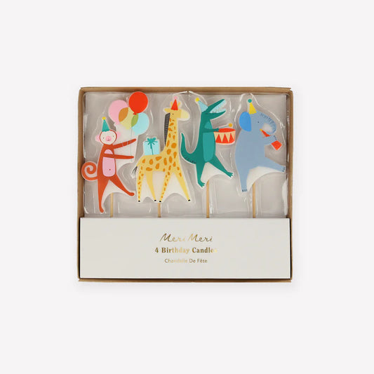 Velas Animal Parade Meri Meri 4 uds