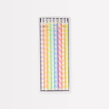 Velas Color Pastel Meri Meri 16 uds