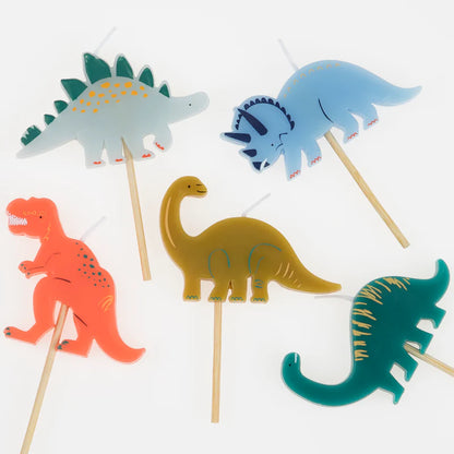 Velas Dinosaurio Meri Meri 5 uds