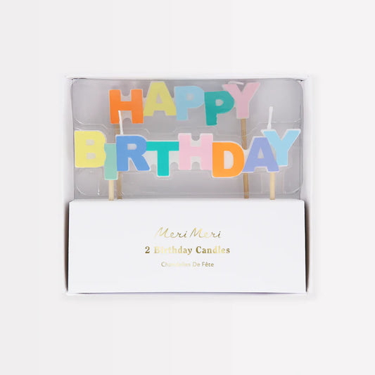Velas Happy Birthday Meri Meri