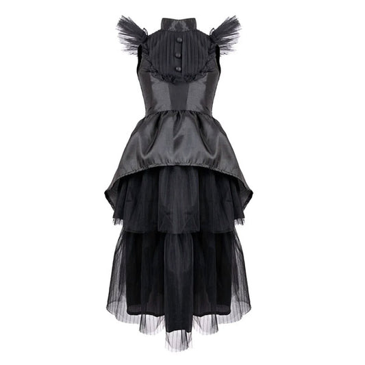Vestido Disfraz Bruja Gótica Traviesa 7-8 Años Great Pretenders