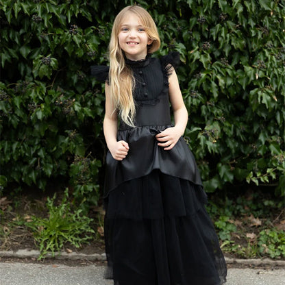 Vestido Disfraz Bruja Gótica Traviesa 5-6 Años Great Pretenders