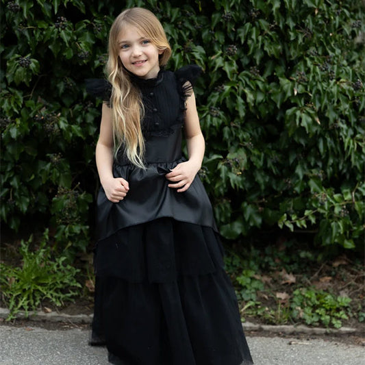 Vestido Disfraz Bruja Gótica Traviesa 5-6 Años Great Pretenders