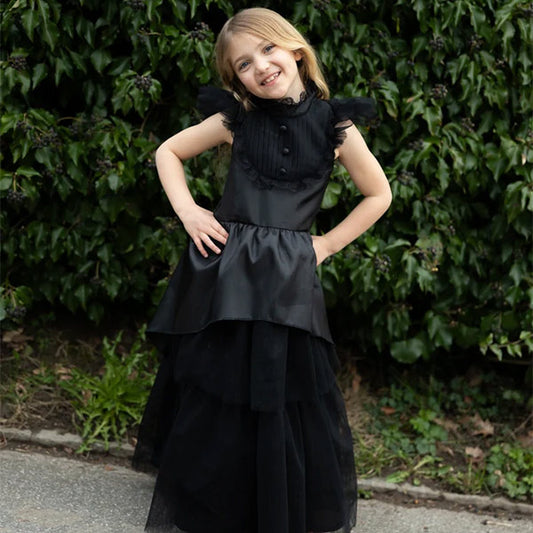 Vestido Disfraz Bruja Gótica Traviesa 7-8 Años Great Pretenders