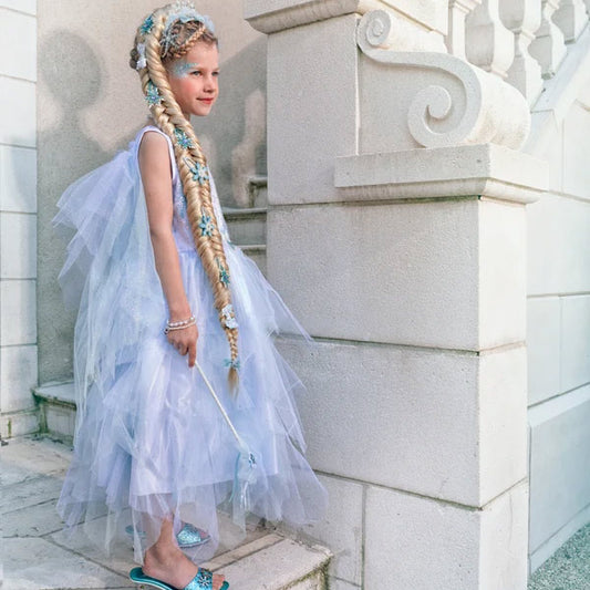 Vestido Princesa De Hielo Eira Souza 5 a 7 Años