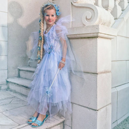 Vestido Princesa De Hielo Eira Souza 5 a 7 Años
