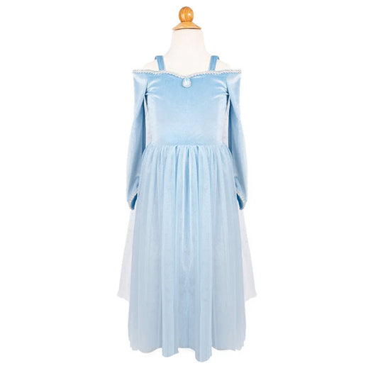Vestido Princesas Sisters Forever Terciopelo 7-8 Años Great Pretenders