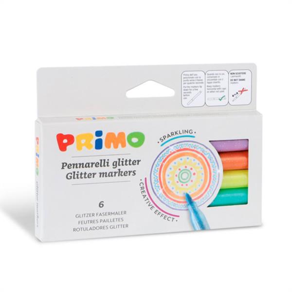 Rotuladores Purpurina Glitter 6 Unidades