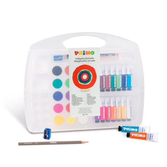 Maletín Artista Tubos Pintura + Acuarela + Accesorios Primo