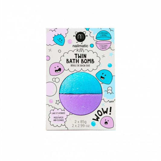Bomba Baño Duo Azul Y Violeta Nailmatic
