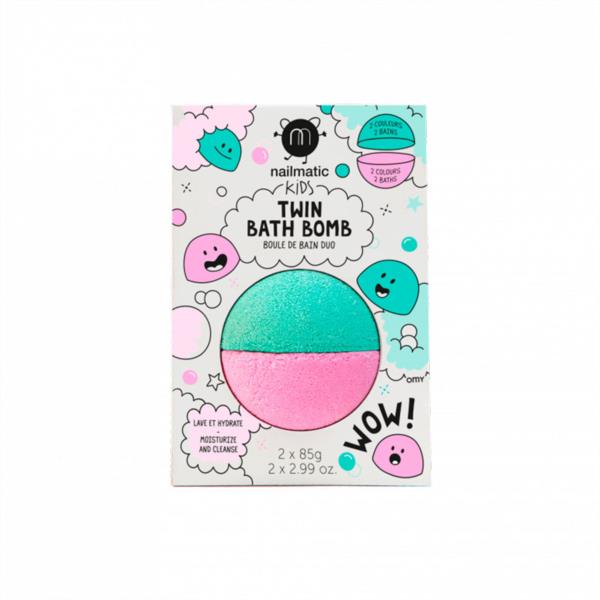 Bomba Baño Duo Nailmatic Rosa Y Verde