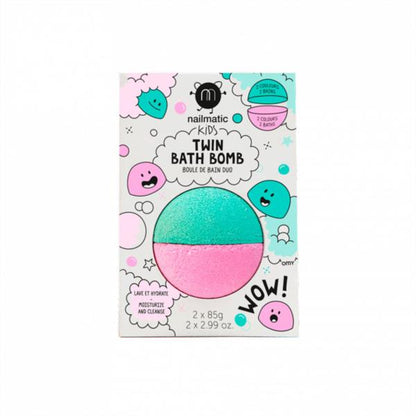 Bomba Baño Duo Nailmatic Rosa Y Verde